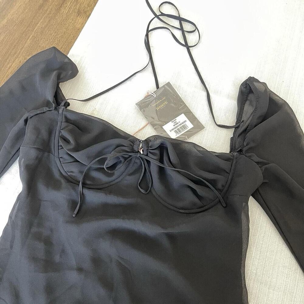 house of cb babydoll black dress - Picture 5 of 8
